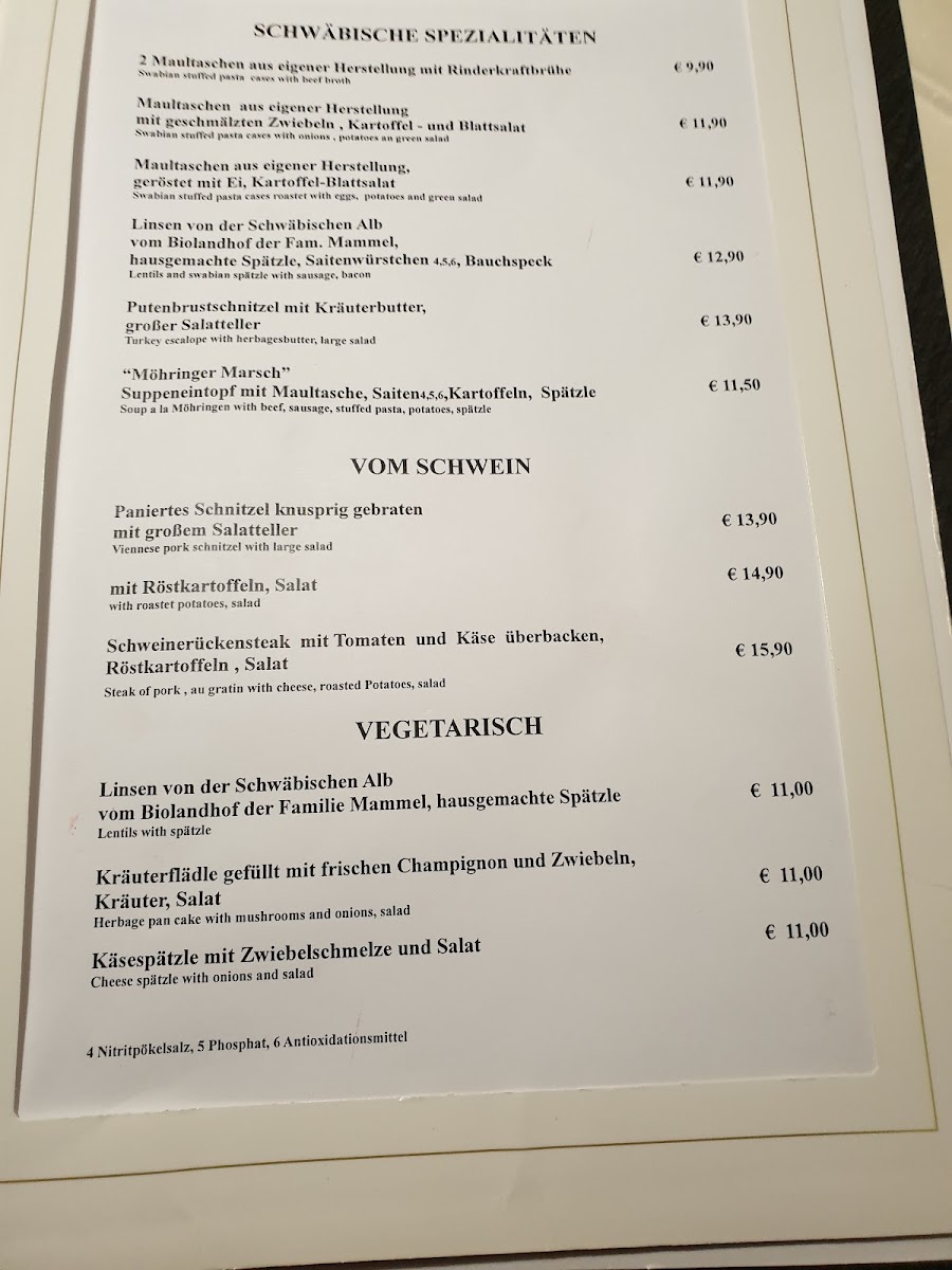 Menu Restaurant Rembrandtstuben-3