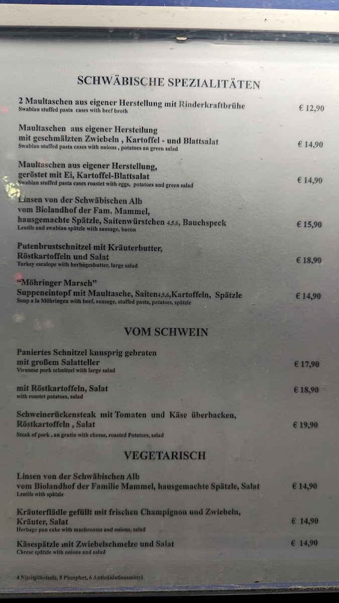 Menu Restaurant Rembrandtstuben-5