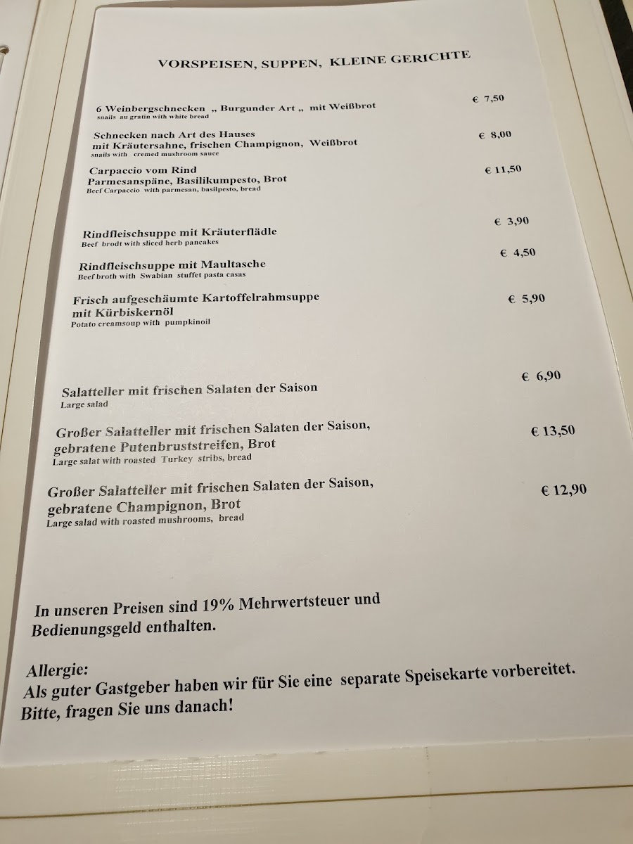 Menu Restaurant Rembrandtstuben-8